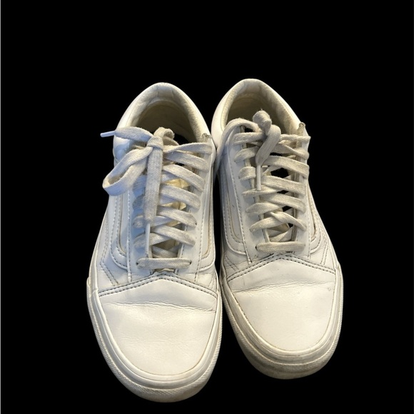 Vans Old Skool white leather sneaker - Picture 2 of 6